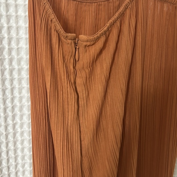 Madewell Goldie Dress In Plisse Sunset Haze Women’s Size 0 - Picture 12 of 13